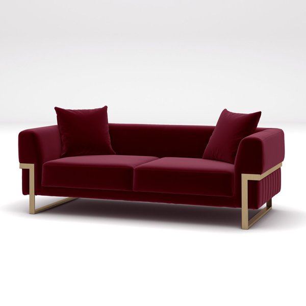 East Urban Home 80.3'' Velvet Sofa Wayfair